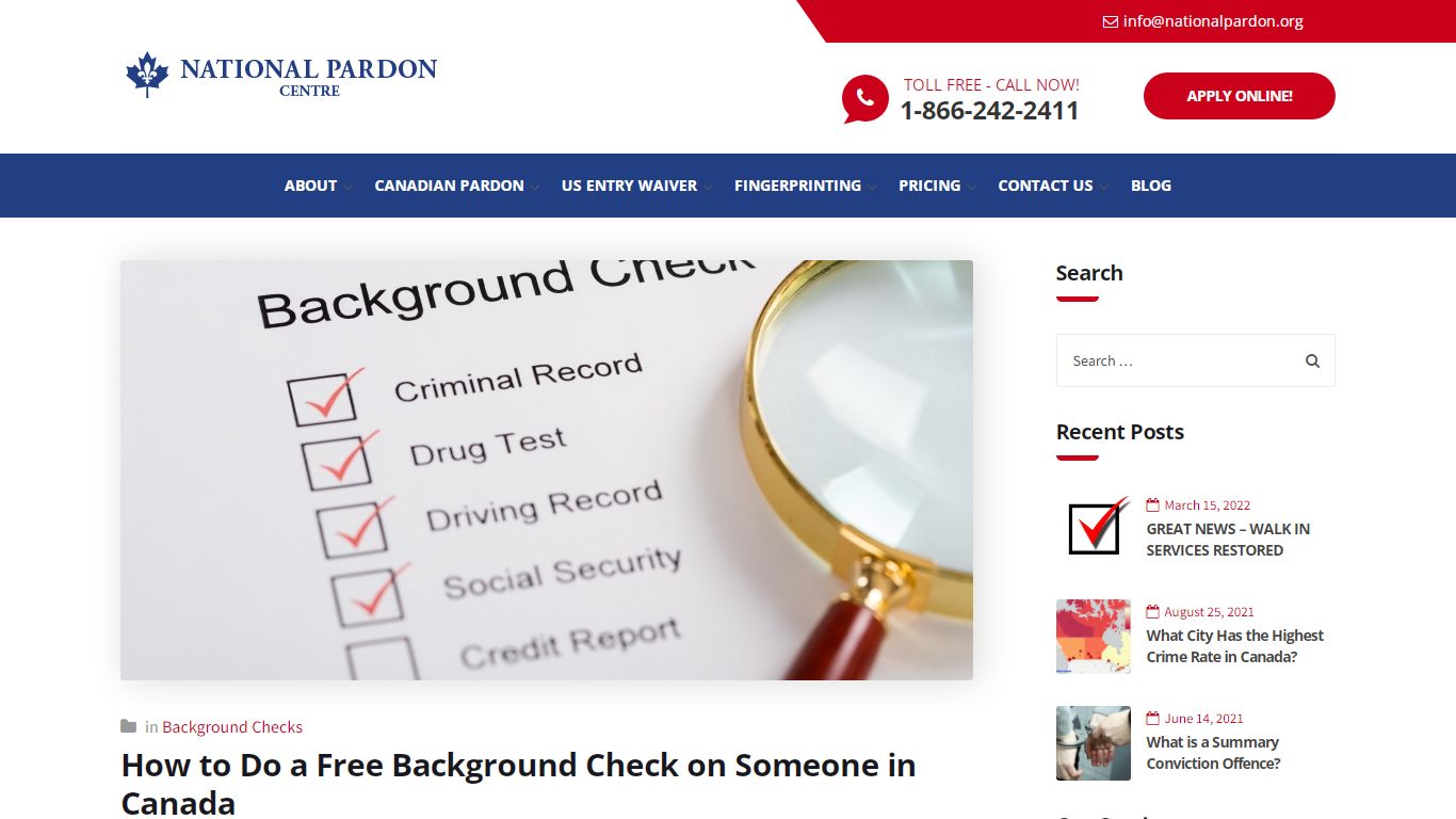 How to Do a Free Background Check on Someone in Canada